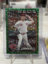 2024 Topps Series 2 Nick Lodolo Green Foil /499 Cincinnati Reds #418