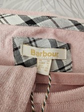 Ladies Size 10 Pink Barbour Long Sleeve Jumper.