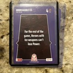 Bo Jackson Battle Arena Alpha Update Play 19 Unbreakable Ice - PL-19 SP RARE