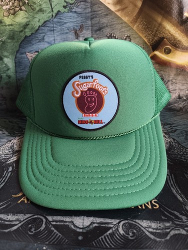 SDCC 2025 Hulu King of the Hill OTTO Green Trucker Hat Peggy's Sugarfoot's Patch