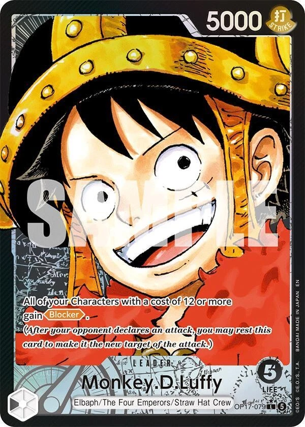 25+ Monkey.D.Luffy OP17-079 The World's Strongest Warriors for