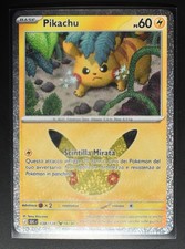 Carta Pokèmon Pikachu 30C 038/128 - 16/30 - 30° Anniversario - NM - IT