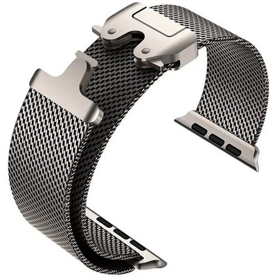 Milanese Loop Titanium  For iWatch Band Strap Ultra 3/2/1 49mm 46mm  