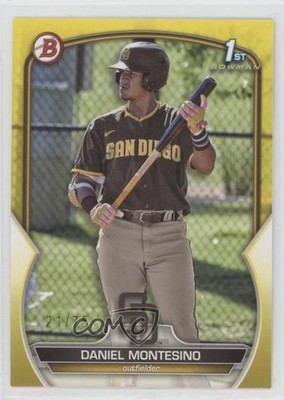 2023 Bowman Prospects Yellow 21/75 Daniel Montesino #BP-114 0i1b
