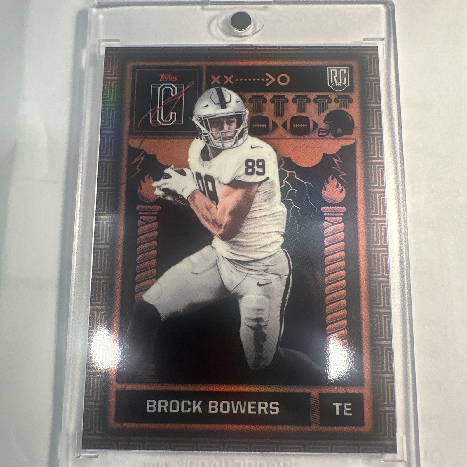 2024 Topps Signature Class - Brock Bowers Odyssey SSP CASE HIT (RC) Raiders