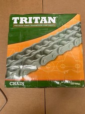 Tritan 100-3C Roller Chain, Triple Strand, Cottered, with Connecting Link