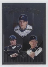 1999 Topps Chrome Prospects Ben Davis Robert Fick Michael Barrett #208 0a3