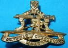 WW2 PRESIDENT STEYN REGIMENT SOUTH AFRICA MILITARY CAP BADGE WORLD WAR II