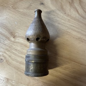 ANTIQUE Fireman’s  BRASS ROTATING CELLAR BASEMENT FIRE NOZZLE Early 1900s?*J