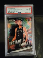 2023-24 Panini Prizm - Instant Impact Victor Wembanyama #3 (RC)