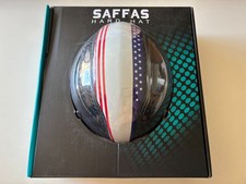 Saffas Hard Hat Carbon Fiber Safety Helmet w/ Goggles  Neck Protection SEALED
