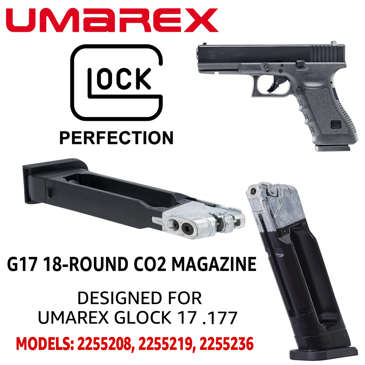 Umarex Glock 17 Gen3 G17 Blowback .177 Caliber BB Magazine