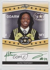 2013 Leaf US Army All-American Bowl Tour Green Ink 3/25 Altee Tenpenny Auto 0b2