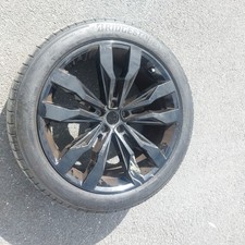 GENUINE VW TOUAREG MK3 21 X 9.5J ALLOY WHEEL 760601025D BRIDGESTONE 285 40 21