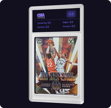 2021-22 Panini Donruss Optic - Air Defense Giannis Antetokounmpo #3 CGAi 9.5