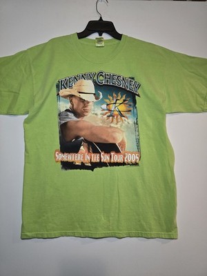 Kenny Chesney Somewhere In The Sun 2005 Concert Tour T Shirt Adult Size X-Large