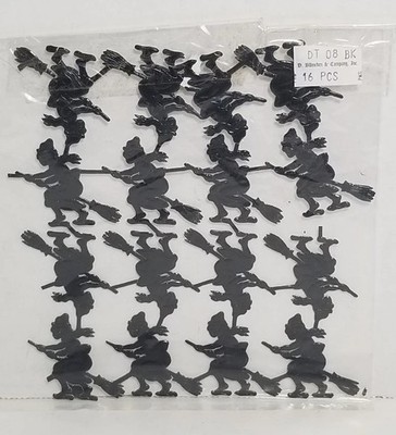 D. Blumchen Halloween Witch Die Cut Embellishments Scrapbooking Crafts