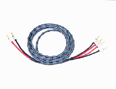Sinusline Lautsprecherkabel / 2 x 3 Meter / OFC Kupferkabel / bi-wiring  Neu