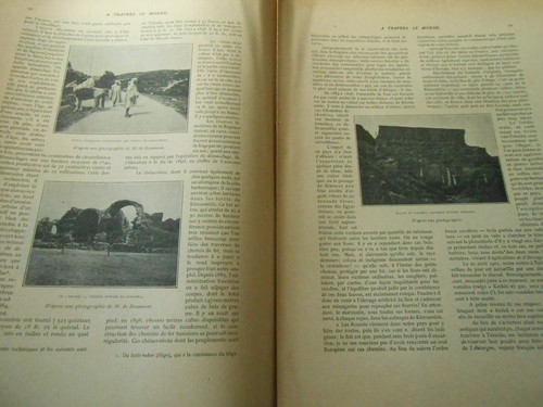 Les Chênaies de Khroumirie Fermana -Tabarka Durbar de Delhi Gravure Article 1903 - Foto 2 di 3