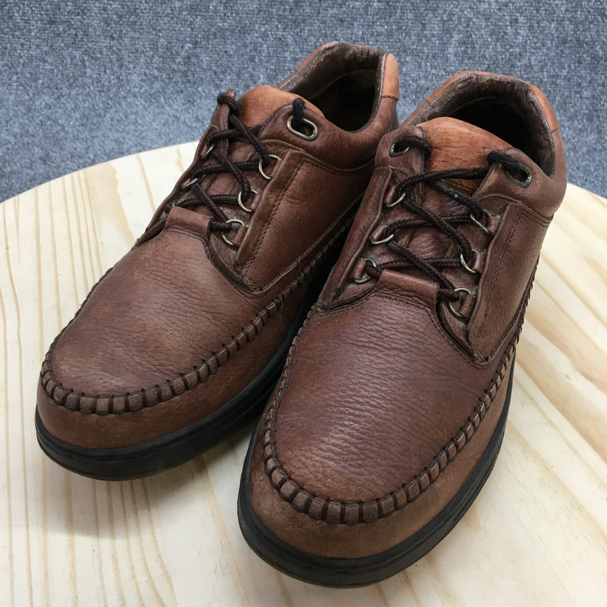 Streetcars Shoes Mens 13M Casual Oxford Brown Leather Moc  display picture 1