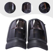 Fit 1994-2001 Dodge Ram 150094-02 Ram 2500 3500 Led Black Tail Lights Pair Lamp