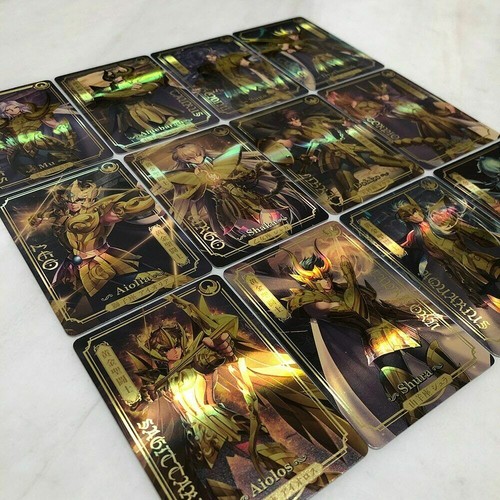 12 CARTE FIGURINE SAINT SEIYA CHEVALIER D’OR 30ANS COLLECTION LIMITÉE + LIVRET - Imagen 4 de 6