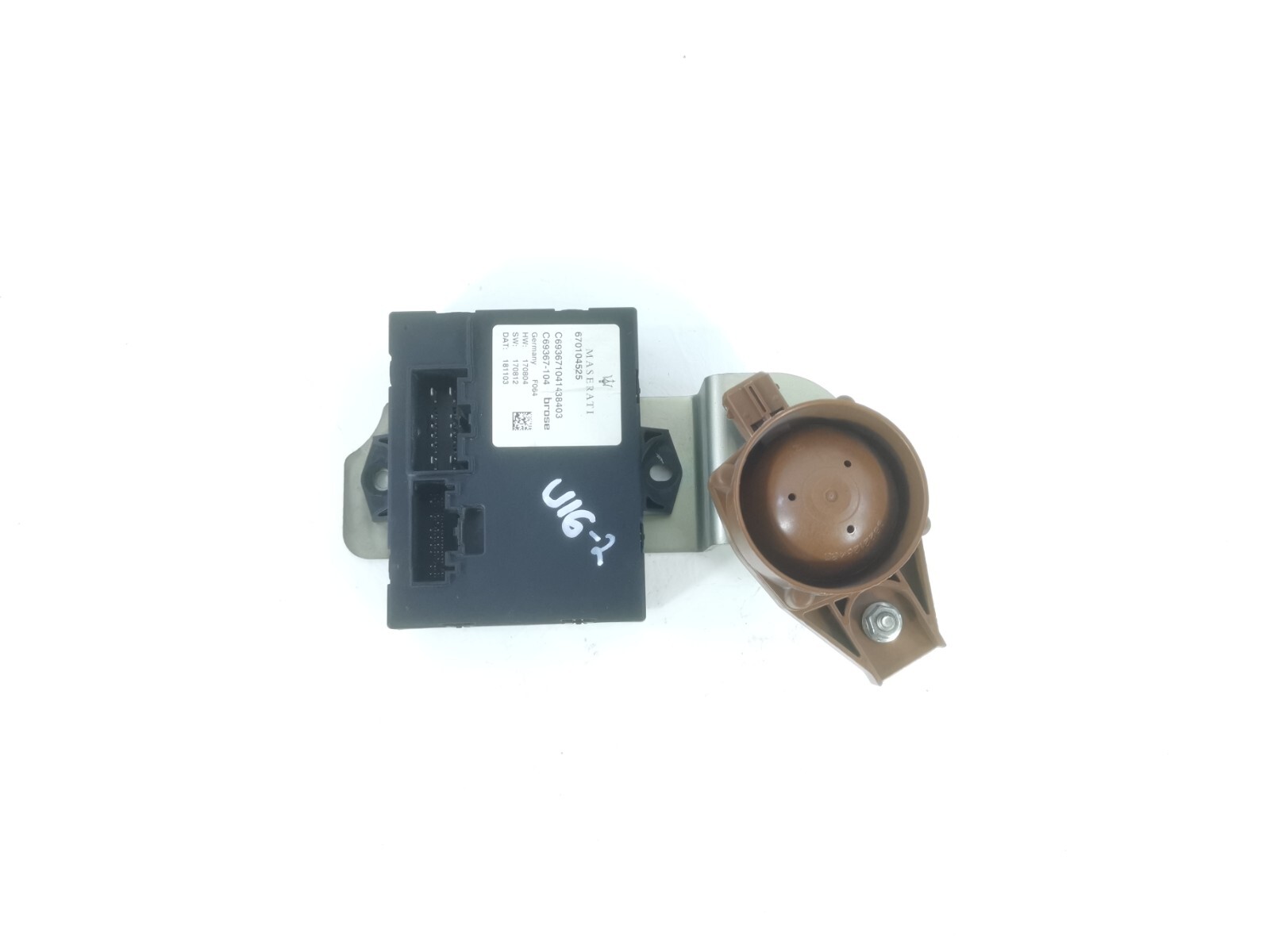 17-20 MASERATI Levante REAR LIFTGATE CONTROL MODULE ECU 670104525