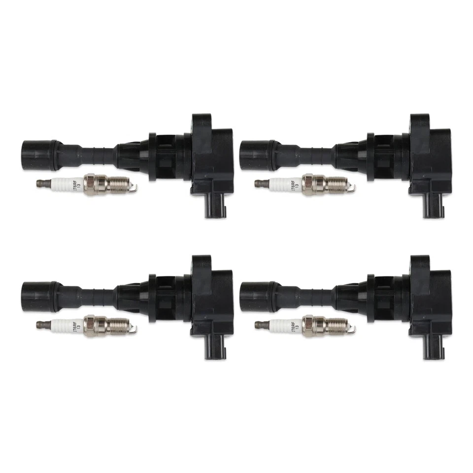 4 bobinas de encendido y bujías de iridio UF541 90813 aptas para Mazda 5 2006-2007 Foto 3 de 4
