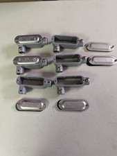 (QTY 6) KILLARK TWOLRL-1   CONDUIT BODY 1/2" WITH COVERS AND GASKETS