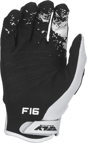 NEW Fly Racing 371-91413 F-16 Gloves - White/Black - 3XL - MOTORCYCLE - Picture 2 of 3