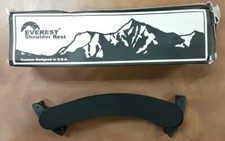 NEW OLD STOCK Everest 1/4-1/10 violin shoulder rest  black color