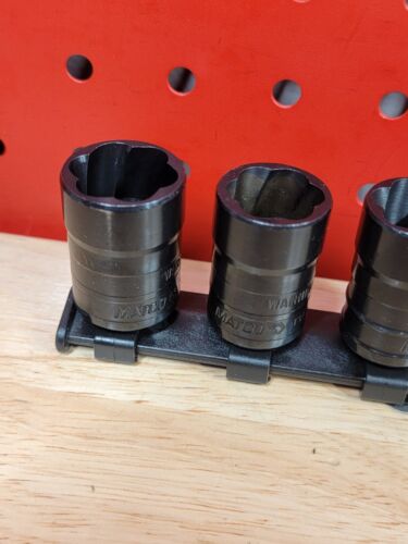 Matco TSS13A 13-Piece 3/8” Drive Twist Socket Set W/ Rail + Knockout Punch - Picture 2 of 24