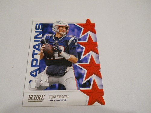 Tom Brady #C-14 — 2019 Panini Score Captains football card