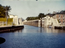 8mm Film Sault Ste Marie Canal 1950s Home Movie Ontario Canada Locks Ships