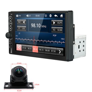 7in Hd Car Mp5 Player Stereo Radio 1din Bluetooth Usb Tf Fm W Rear View Camera Ebay