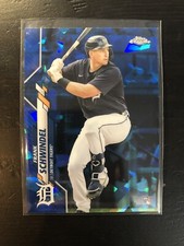 FRANK SCHWINDEL 2020 TOPPS Chrome Update Sapphire #U-118 Cubs Rookie RC PWE