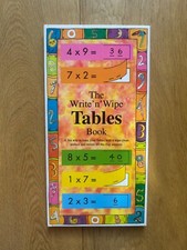 The Write 'n' Wipe Tables Book by Keith Faulkner & Jo Davis 1996 Scarce