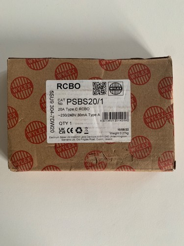 Wylex PSBS 6A 10A 16A 20A 32A Type A B C RCBO 30mA 10kA VAT INCLUDED - Picture 7 of 8