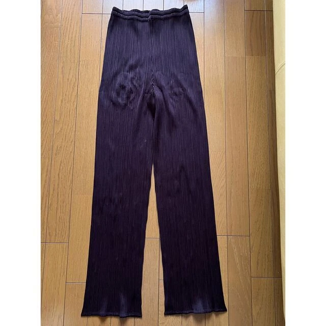 PLEATSPLESE パンツ　サイズ3 Pleats please pants ISSEY MIYAKE size 3 Bordeaux | eBay