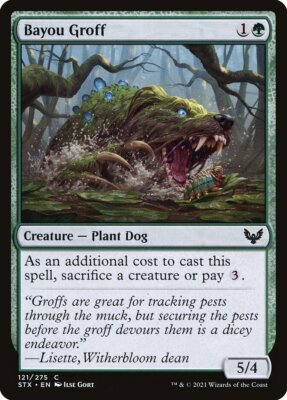 Magic the Gathering (mtg): STX: Bayou Groff - Foil | eBay