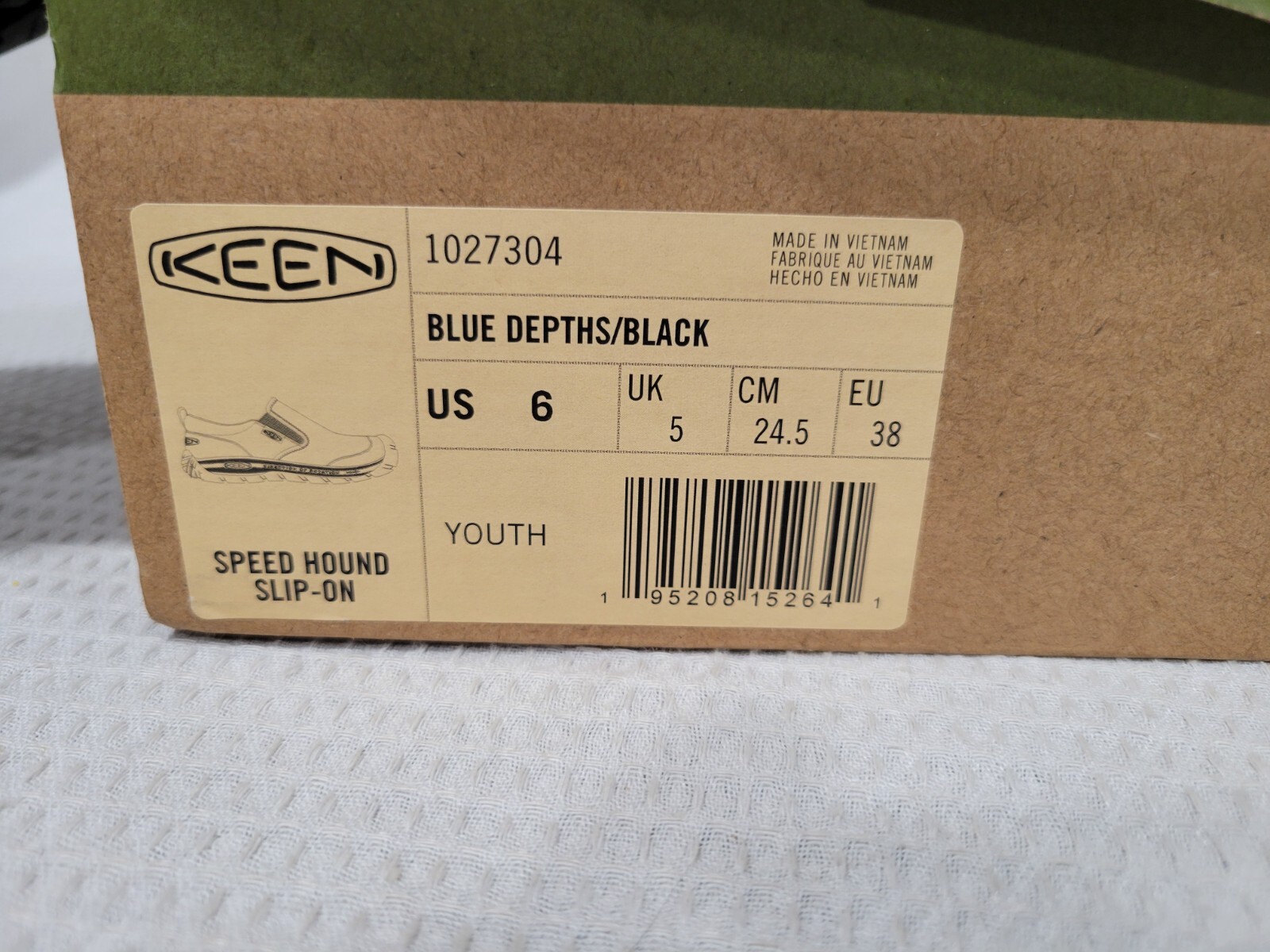 Keen slip on giovanile speed hound blu taglia 6