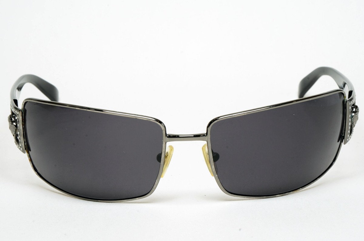 小物 VERSACE Square Wrap Sunglasses Black Medusa Biggie Wrap Sunglasses Black | VERSACE UK