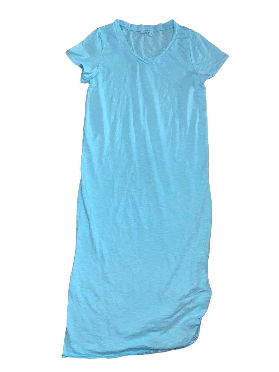 FRESH PRODUCE Medium Swimming BLUE Cotton Jersey CHRISTA Midi Dress $74 NWD M