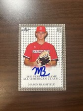 Mason Brassfield 2023 Leaf Perfect Game AUTO SIGNED PG ROOKIE *1ST EVER #39