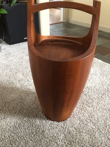 dansk wooden ice bucket