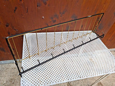 50er Wardrobe Brass Vintage Wall Coat Rack Retro Corridor Mid Century 11