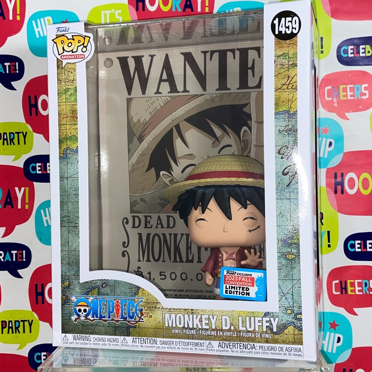 Monkey D. Luffy One Piece Wanted Poster Funko Pop NYCC Fall