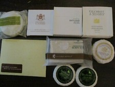  LOT 12-pc Gilchrist  Soames travel set facial/body bars, shampoo, conditione