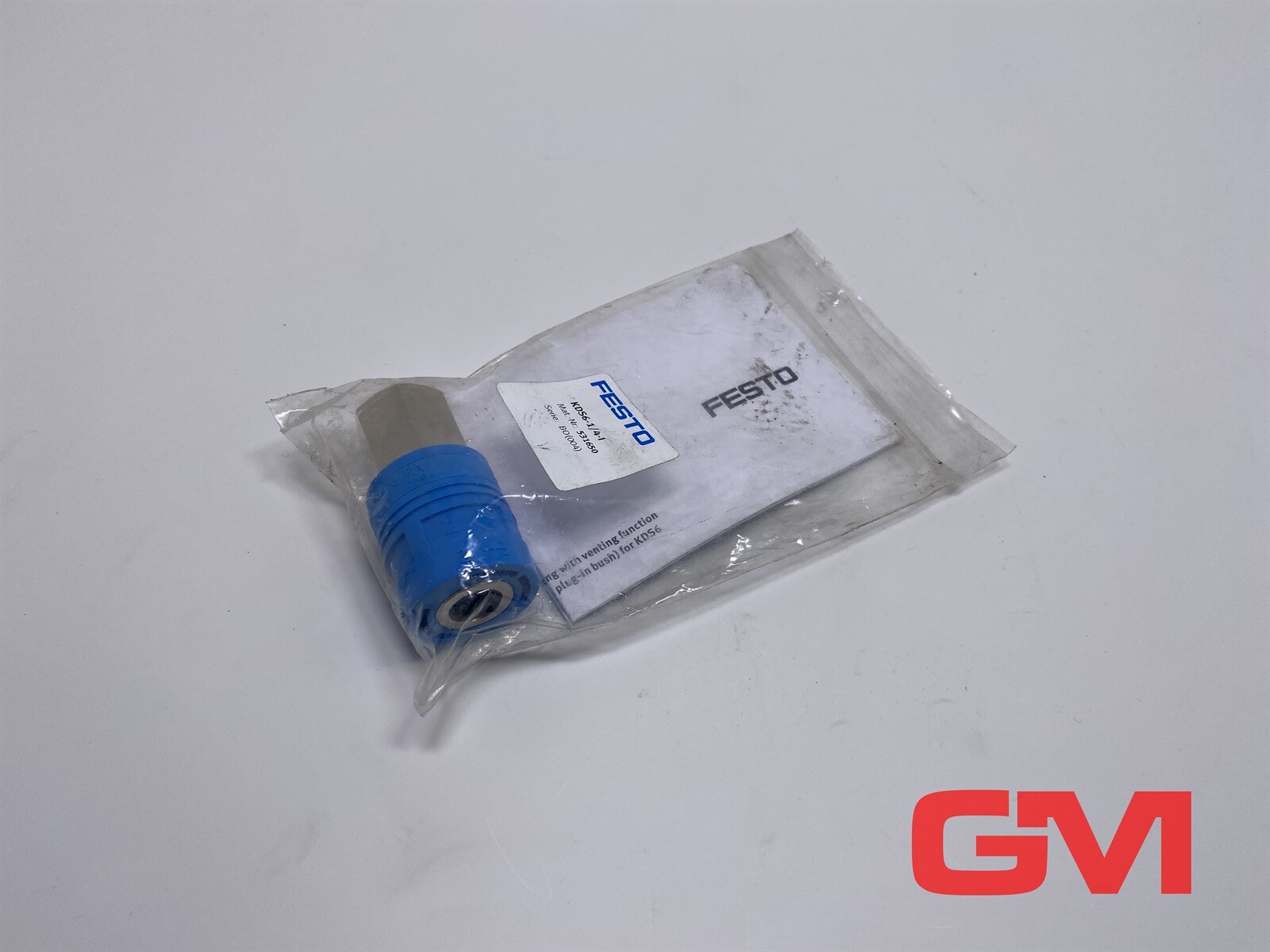 Festo Coupling Socket KDS6-1/4-I Quick Coupling Socket 531650 Pneumatic Coupling