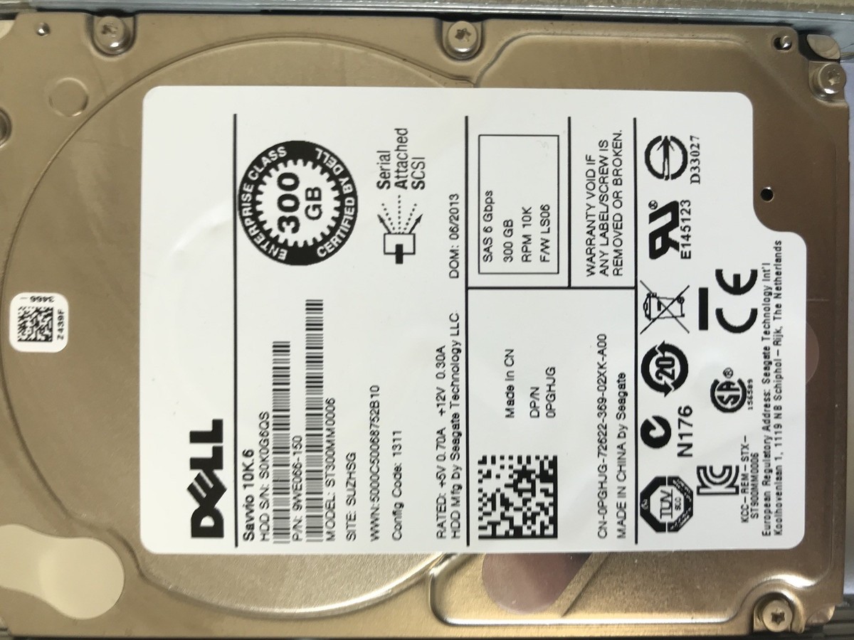 DELL 0PGHJG Disco Rigido Interno 300 GB 10000 Giri/min 2.5" SAS - Foto 5